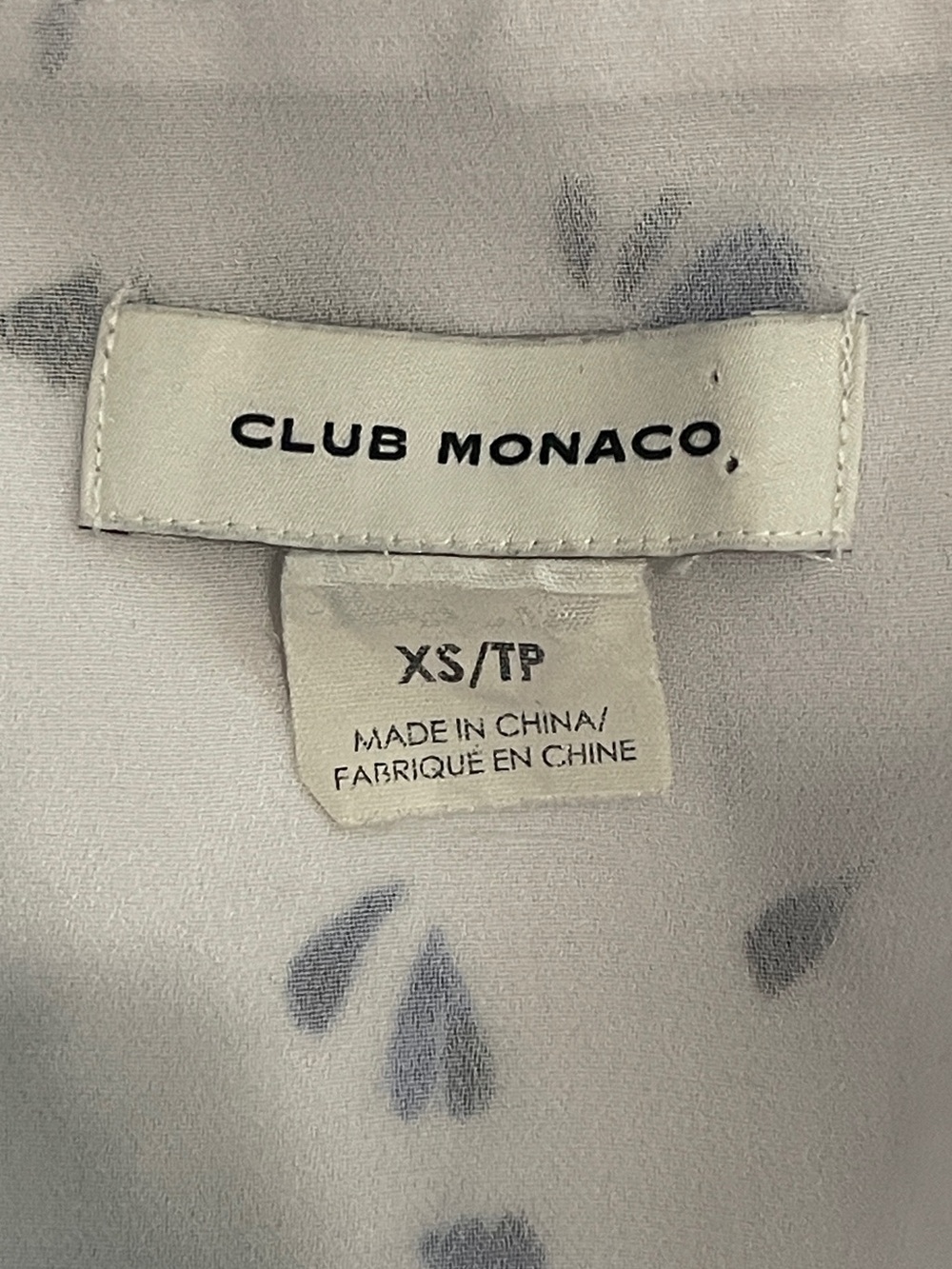 Club Monaco Elyne Camisole Bandeau Neckline White Floral Spaghetti Strap Cami XS - Picture 3 of 7